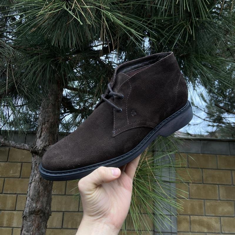 Men Hogan Boots Brown Suede 42.5