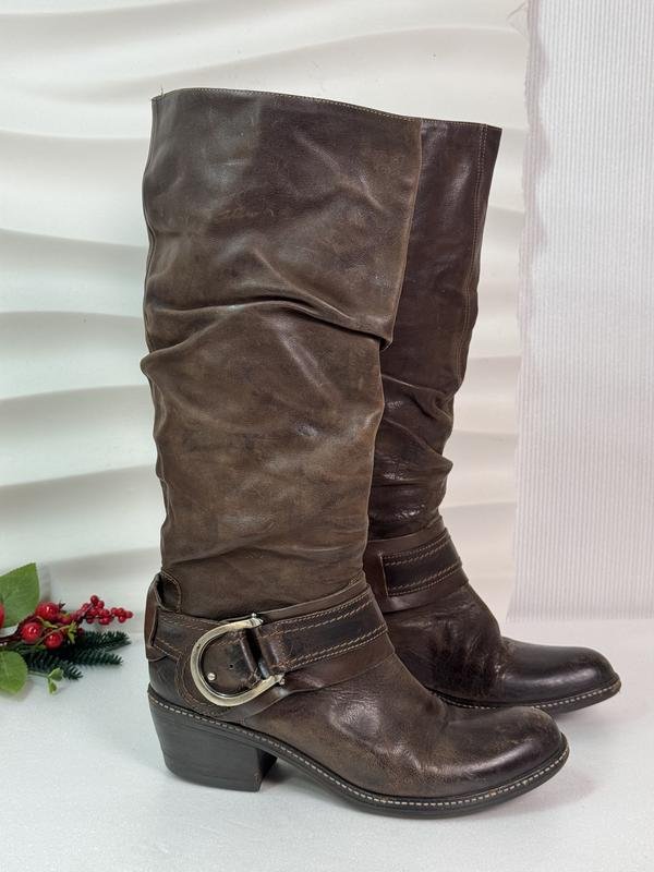 Donna VIC Stivali Marrone Pelle 39.5