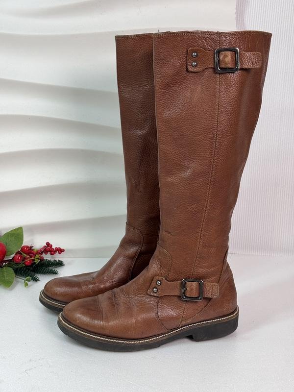 Women Maddison Boots Brown Leather 38