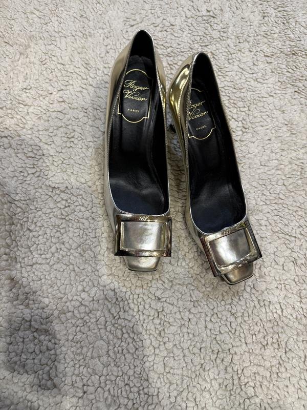 Damen Roger Vivier Absätze Silber 35.5