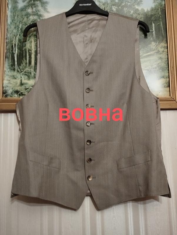 Homme Lanvin Gilet Gris Viscose 40 /L / 48
