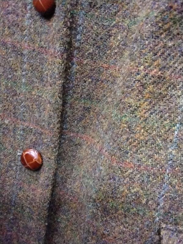 Женский Harris Tweed Пиджак Бирюзовый Шерсть 40 /