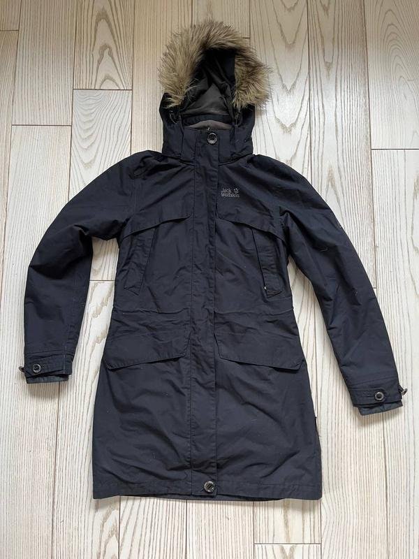 Femme Jack Wolfskin Parka Noir 36 / S / 44