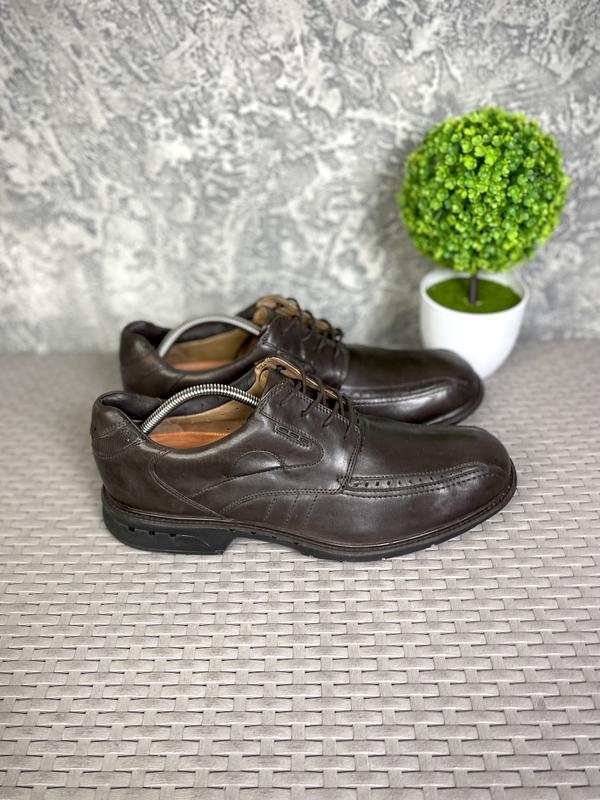Homme Clarks Talons Marron Cuir 45