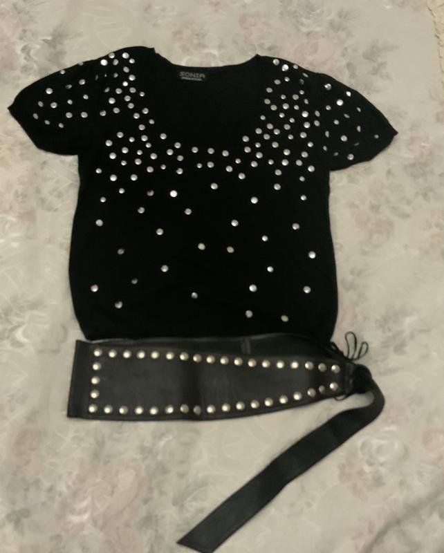 Women Sonia Rykiel Shirt Black Cotton 36