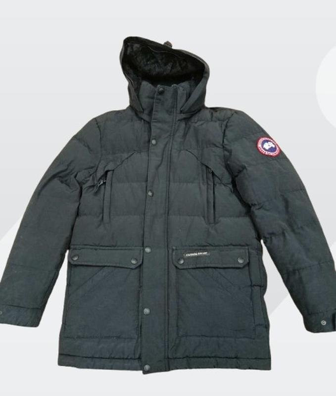 Uomo Canada Goose Parka Nero 36 / S / 44