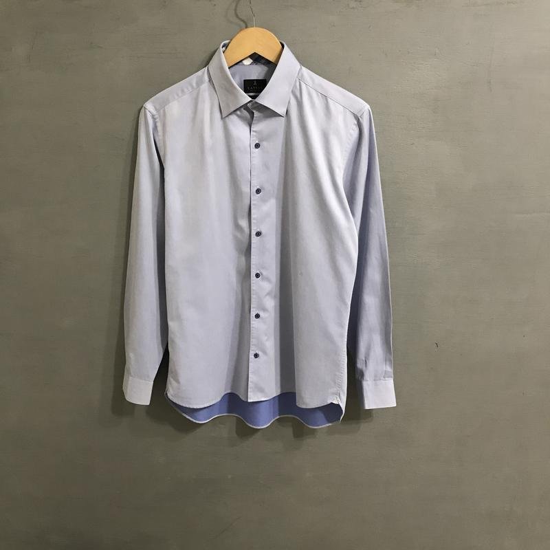 Herren Lanvin Hemd Blau Baumwolle 38 / M / 46