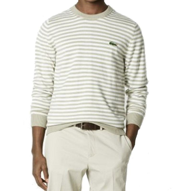 Herren Lacoste Pullover Beige Wolle 42 / XL / 50