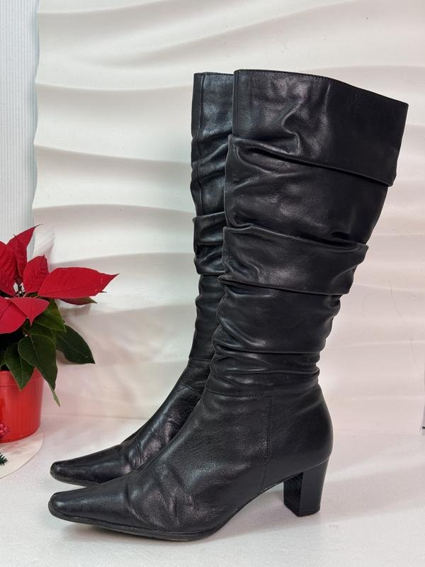 Женские Roberto Santi Сапоги Чёрные Кожа 37