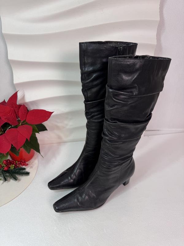 Женские Roberto Santi Сапоги Чёрные Кожа 37