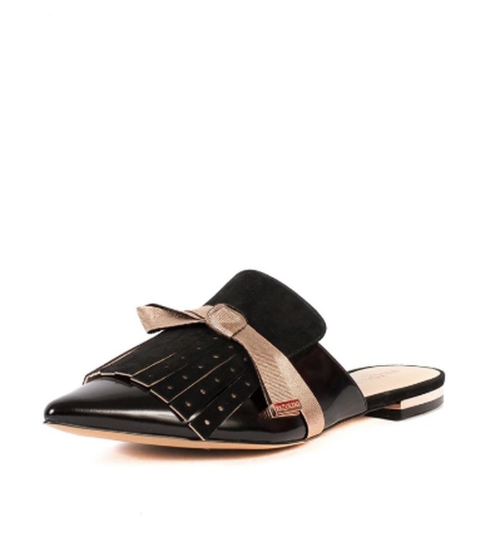 Women Carlo Pazolini Mules Black Patent Leather 38