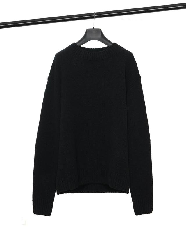 Herren Dries Van Noten Pullover Schwarz Wolle 40