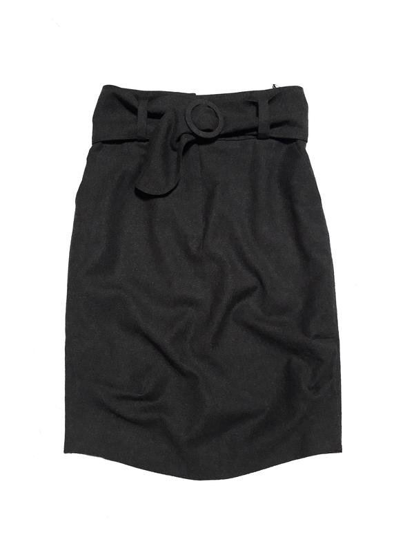 Women Sonia Rykiel Skirt Grey Wool 36