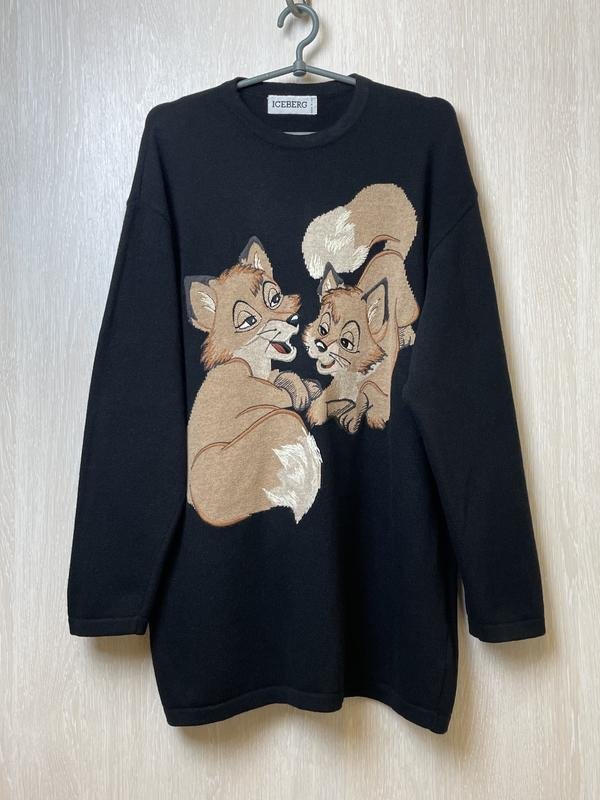 Женский Iceberg Свитер Чёрный L-XL