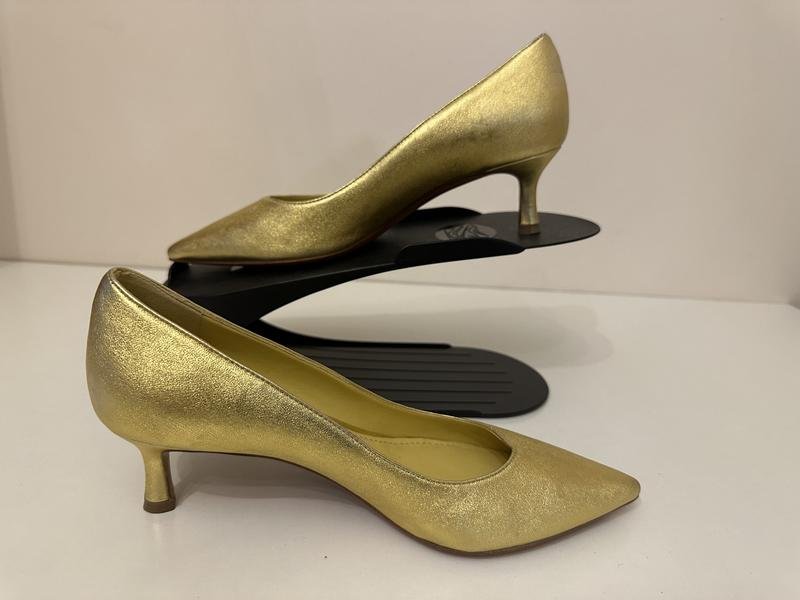 Femme Enzo di Martino Talons Or Cuir 37