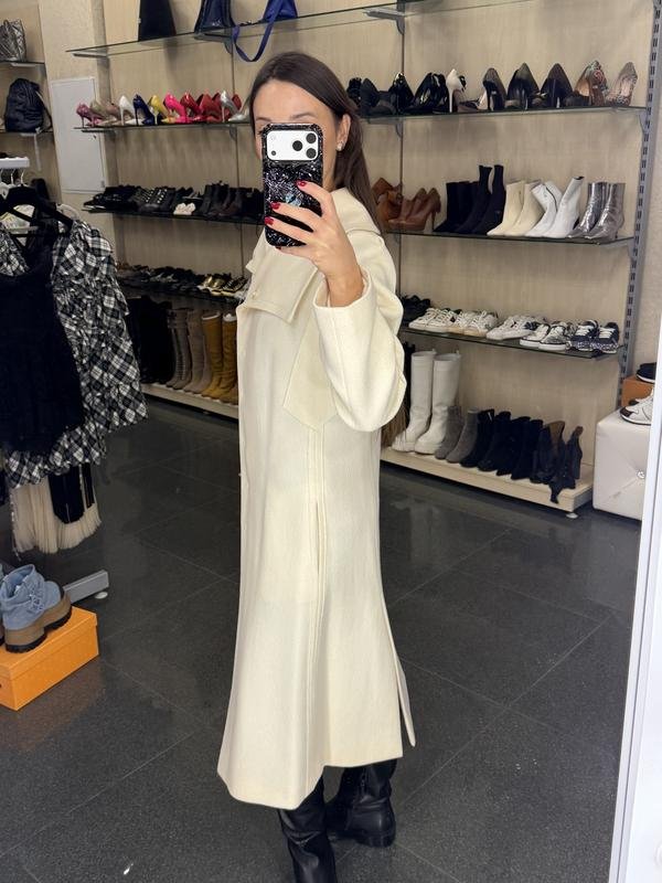 Women Sonia Rykiel Coat Beige Wool 36