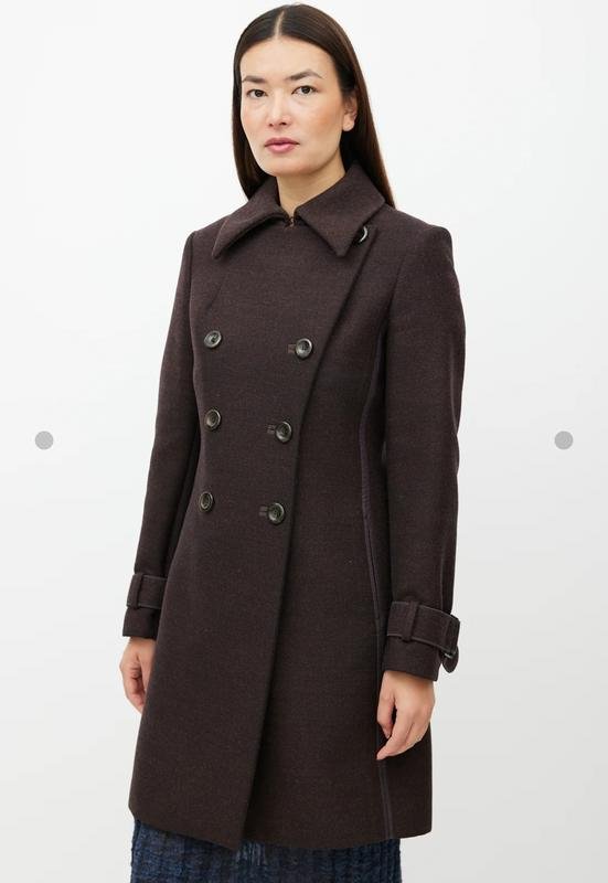 Женское Sportmax Пальто Коричневый Шерсть 36 / S /