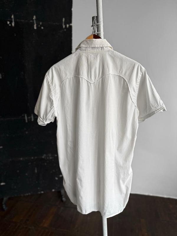 Uomo Diesel Camicia Bianca Cotone 40 /L / 48