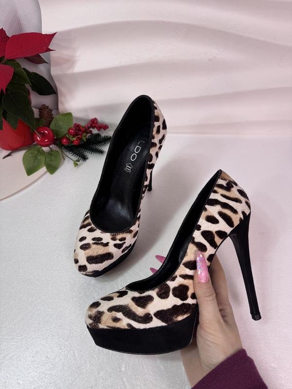 Женские ALDO Туфли Бежевый Кожа 37.5