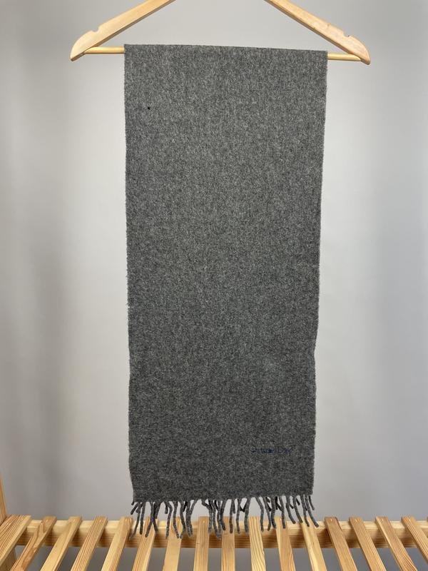 Homme Christian Dior Écharpe Grise Laine