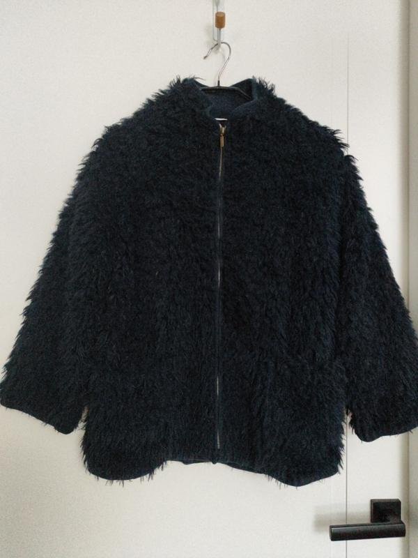 Women Etam Bomber Navy Polyester 36
