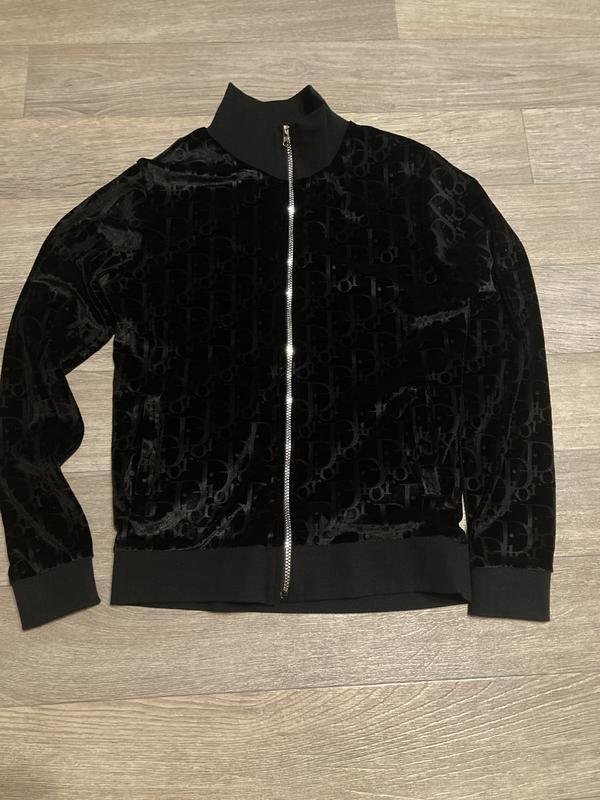 Femme Christian Dior Veste Noire Velours 36 / S /