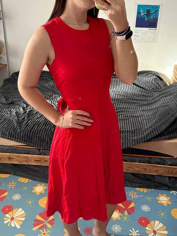 Women Hobbs Dress Red Polyester 38 / M / 46