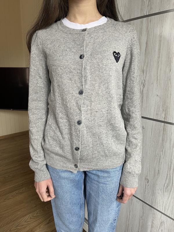 Женская Comme des Garcons Свитер Серый Шерсть 36