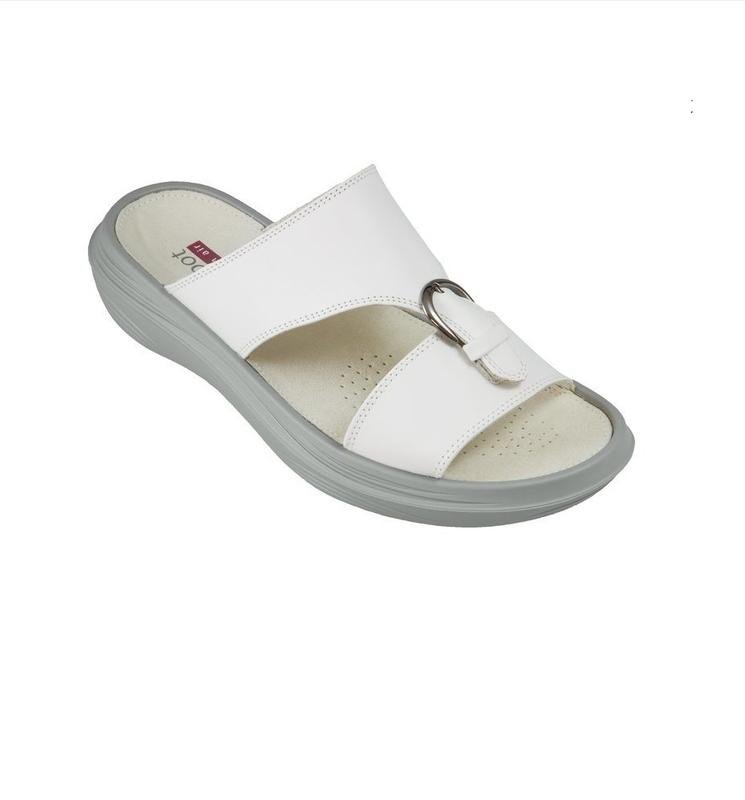 Men Kybun Sandals Grey Leather 42.5