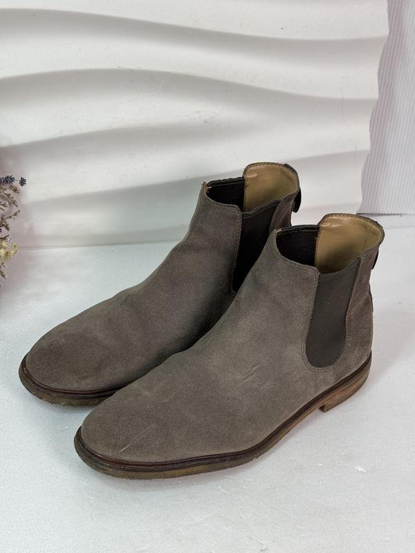 Men Clarks Boots Brown Suede 43