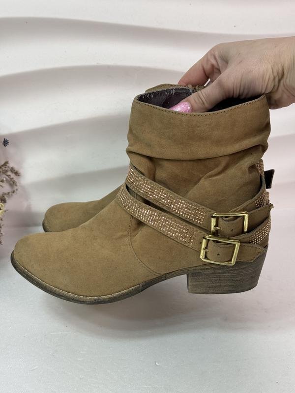 Женские Cube Сапоги Коричневый Искусственная замша