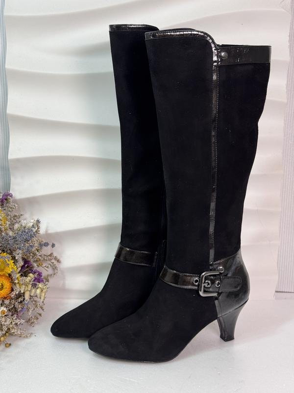 Donna Joan & David Stivali Nero Suede 40