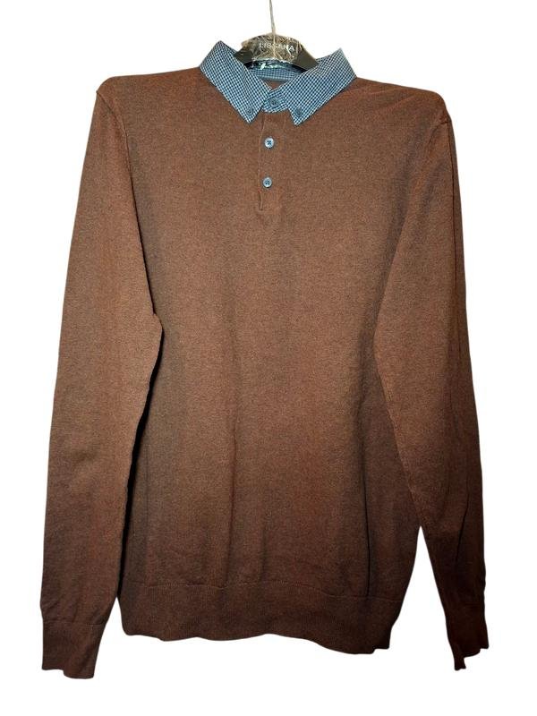 Мужской ACW85 Свитер Коричневый Хлопок 38 / M / 46