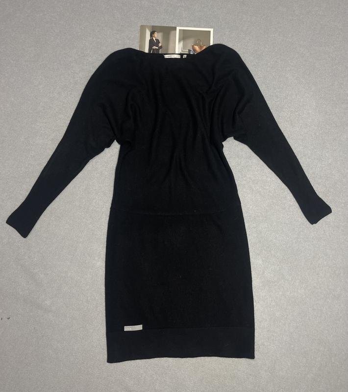 Femme Vince Robe Noir Cachemire 36 / S / 44