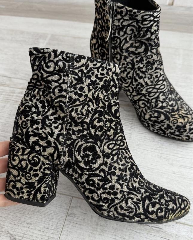 Женские VENEZIA Ботильоны Чёрный Текстиль 38