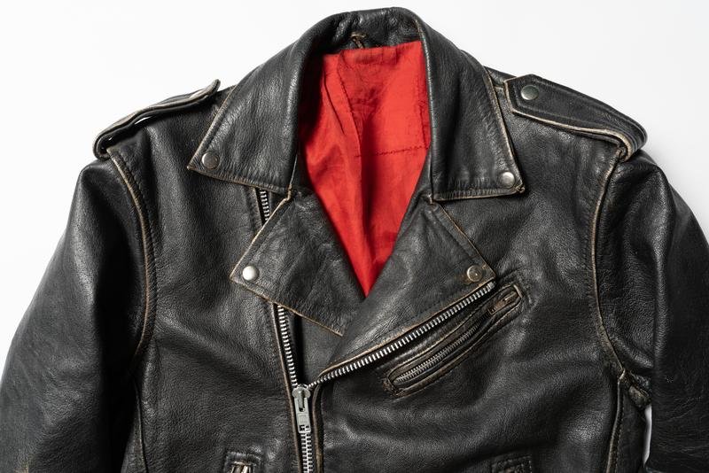 Мужской Schott NYC Куртка Чёрный Кожа 38 / M / 46