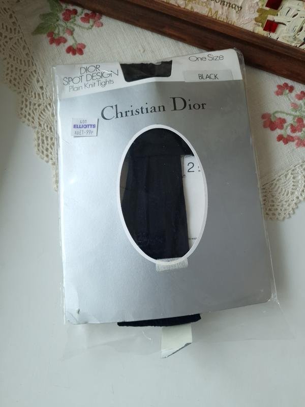Women Christian Dior Tights Black 36 / S / 44
