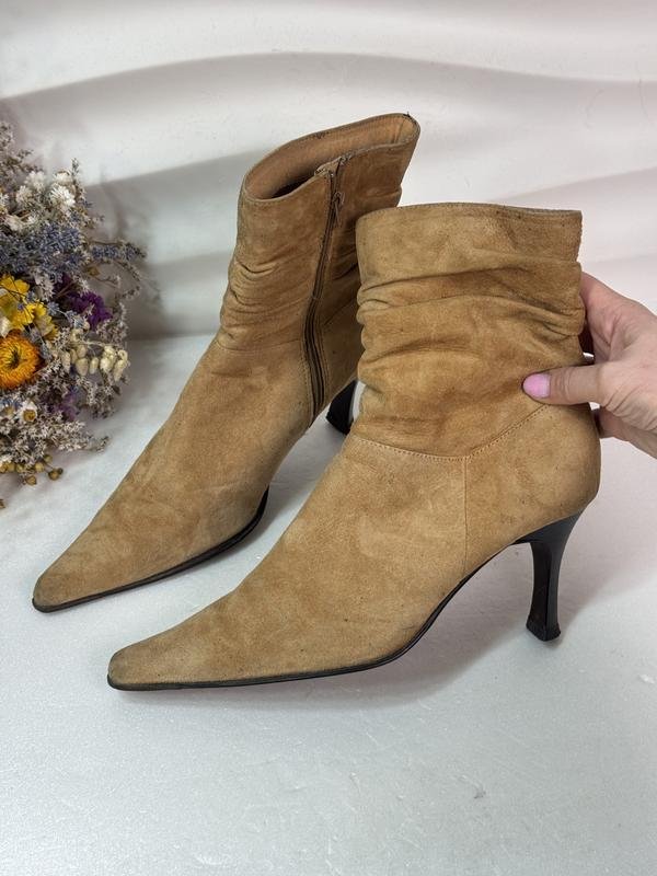 Женские Bata Сапоги Персиковый Замша 39