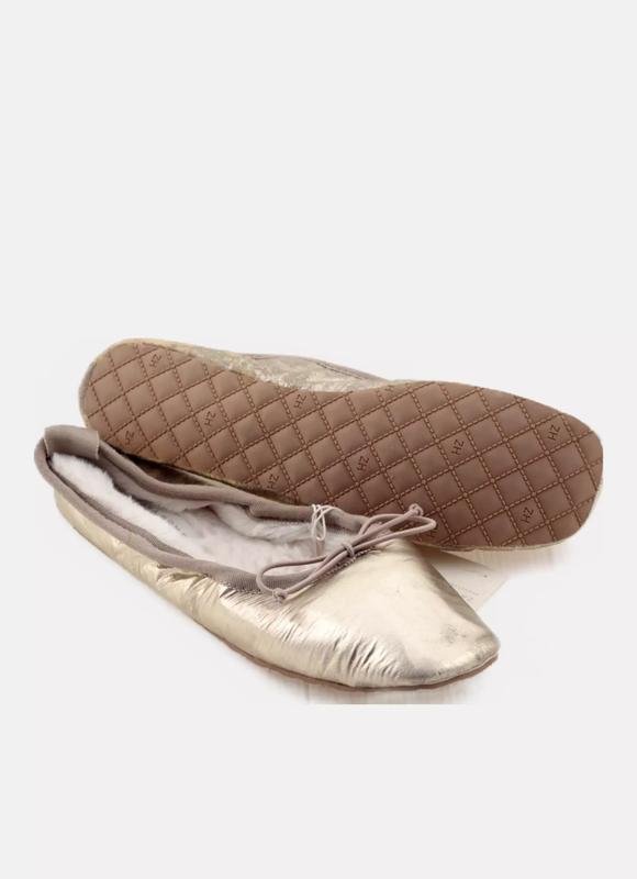 Женские ZARA Туфли Золотистый Текстиль 41