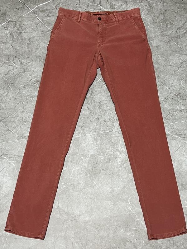 Мужские Incotex Брюки Коралловый Хлопок 32 / M /