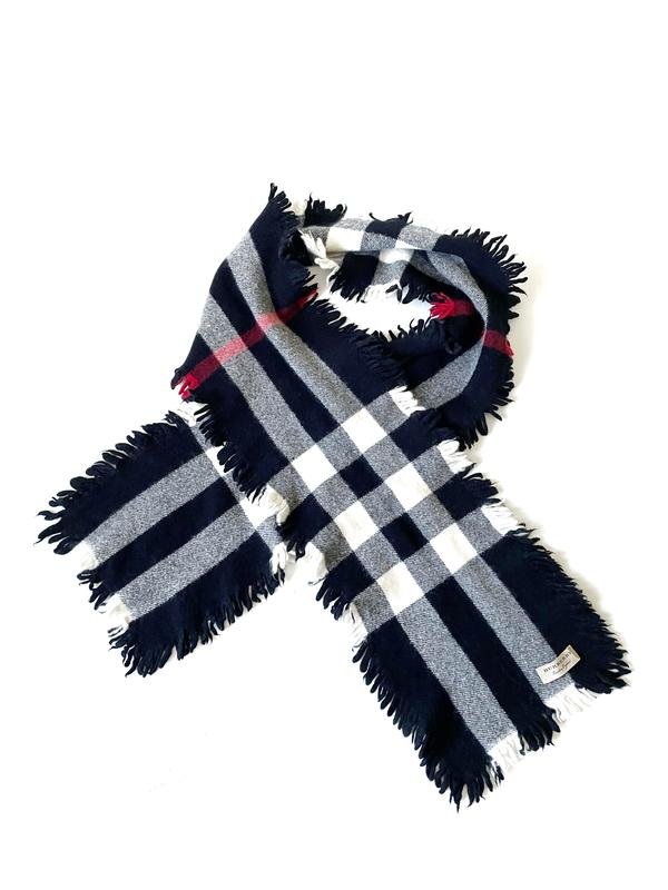 Унисекс Burberry Шарф Чёрный Шерсть