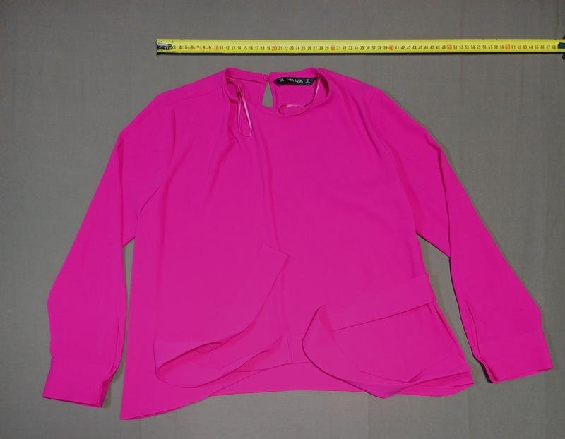 Женская ZARA Рубашка Жёлтая Полиэстер 36 / S / 44