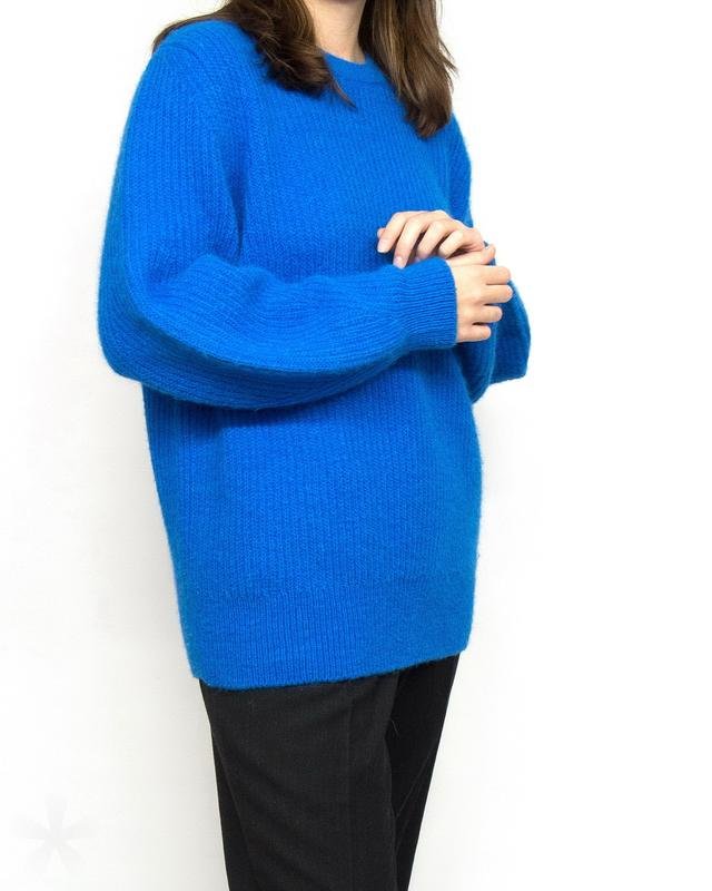 Women Closed Sweater Navy Alpaca 42 / XL / 50