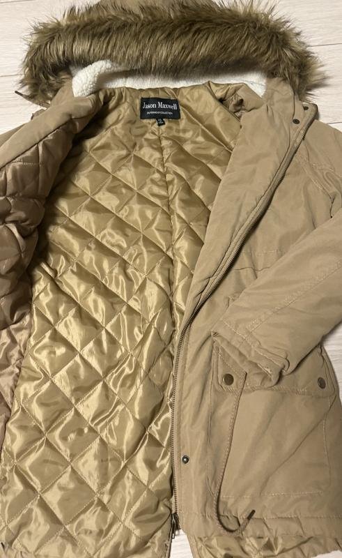 Женская Jason Maxwell Куртка Коричневая Хлопок 34