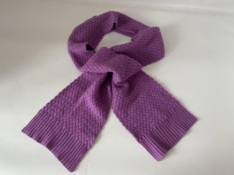 Damen Boden Schal Lila Angora