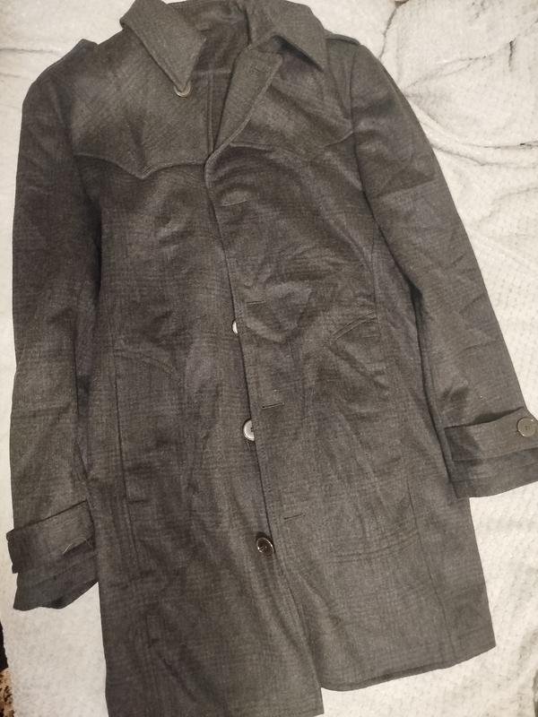 Herren Drykorn Mantel Grau Baumwolle 52