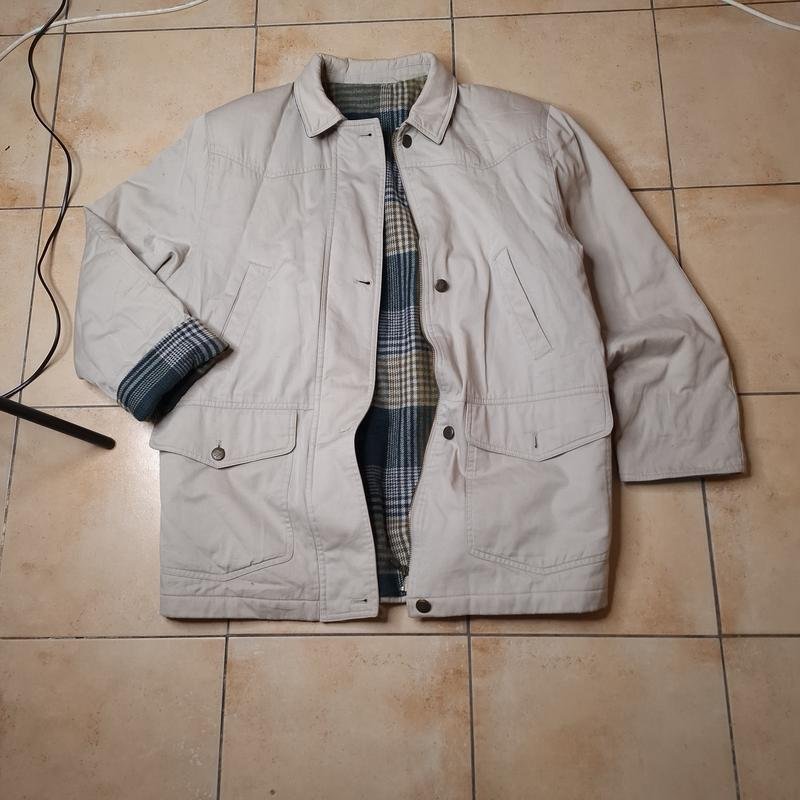 Herren Carhartt Jacke Beige Baumwolle 40 /L / 48