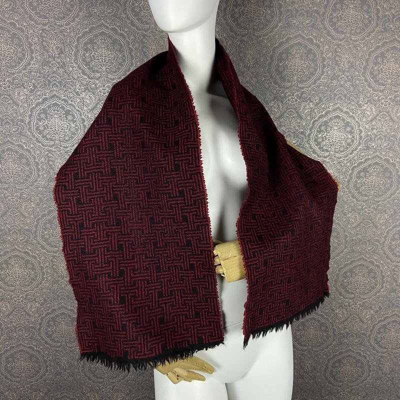 Unisex Lanvin Schal Rot Wolle