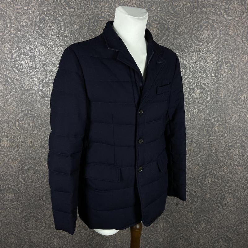Uomo Tommy Hilfiger Giacca Blu Navy Lana 38 / M /