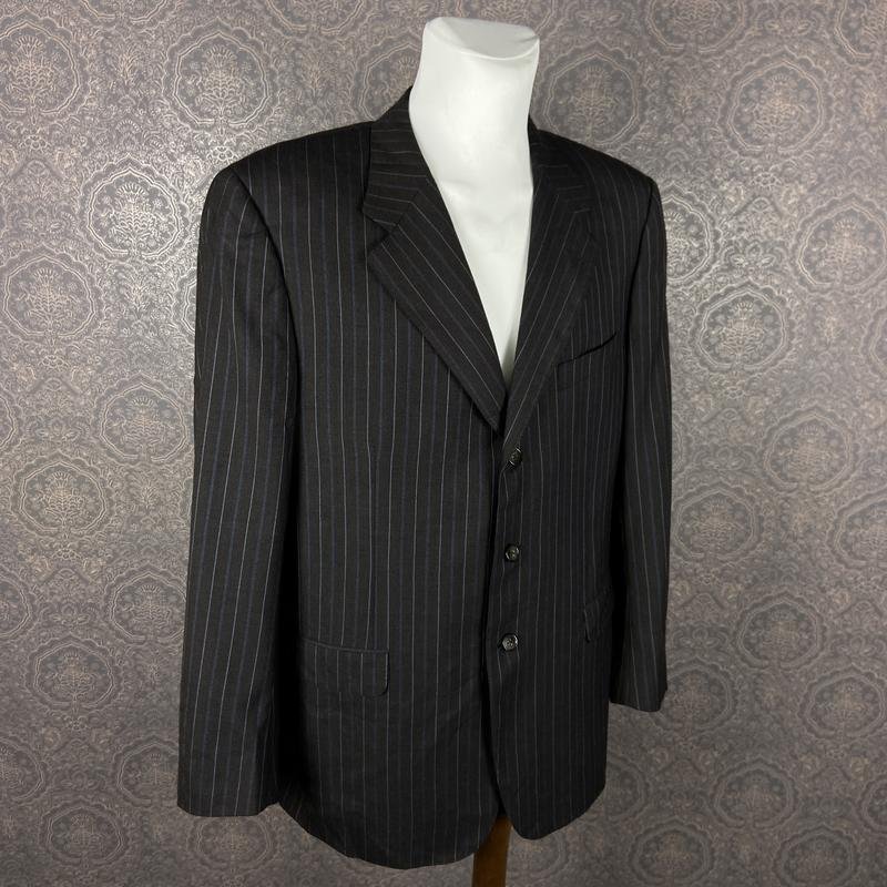 Men Corneliani Blazer Brown Wool 44 / XXL / 52